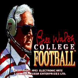 Bill Walsh College Football for segacd screenshot